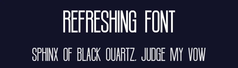 Refreshing Font by Craftedtype — Decorative Font — thumbnail 2