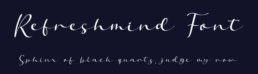 Refreshmind Font by qwrtype — Script Handwritten Font — thumbnail 2