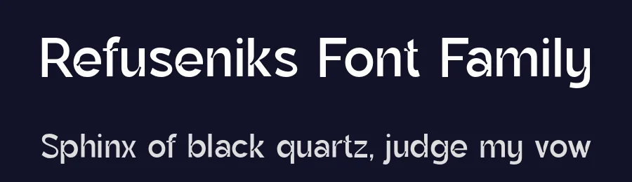 Refuseniks Font Family by UICreative — Decorative Font — thumbnail 2