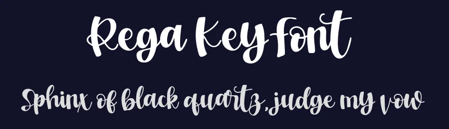 Rega Key Font by metafontsy — Script Handwritten Font — thumbnail 2