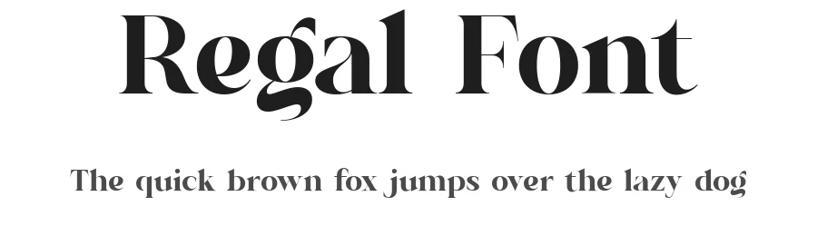 Regal Font by The_Type — Decorative Font