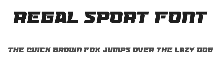 Regal Sport Font by Vroz Studio — Display Font