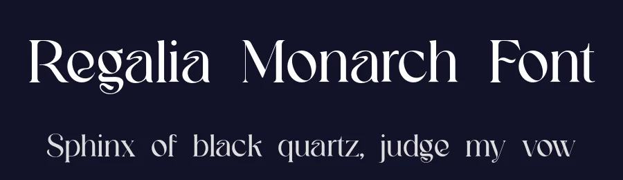 Regalia Monarch Font by UICreative — Serif Font — thumbnail 2