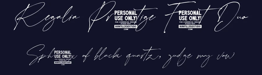 Regalia Prestige Font Duo by burntilldead — Script Handwritten Font — thumbnail 2