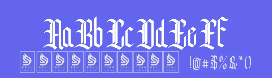 Regalstein Font by Denustudios — Blackletter Font — thumbnail 3