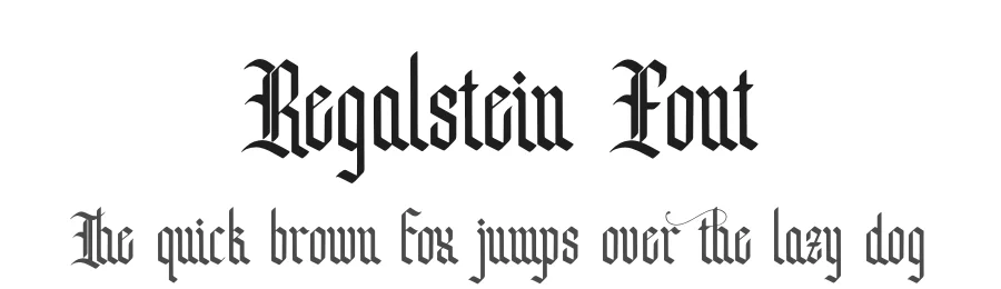 Regalstein Font by Denustudios — Blackletter Font