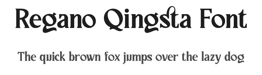 Regano Qingsta Font by Lettermine — Serif Font