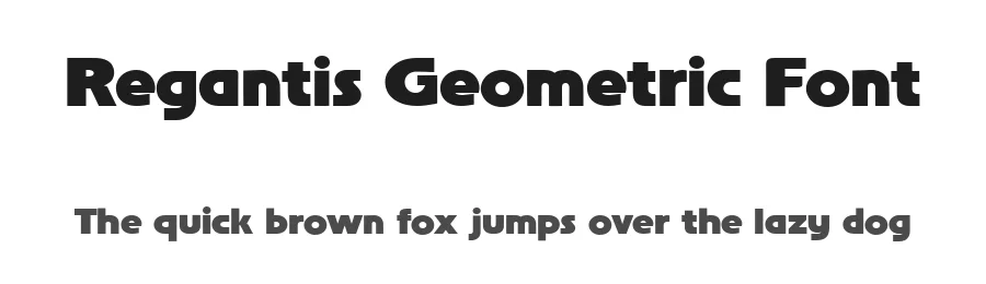 Regantis Geometric Font by letterhanna — Display Font