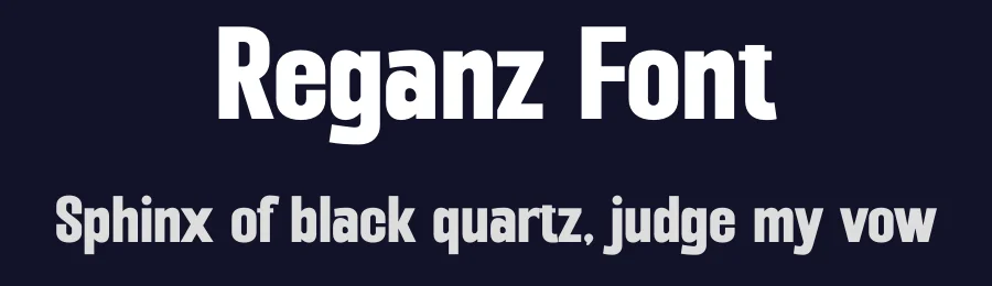 Reganz Font by Almeera Studio — Sans Serif Font — thumbnail 2