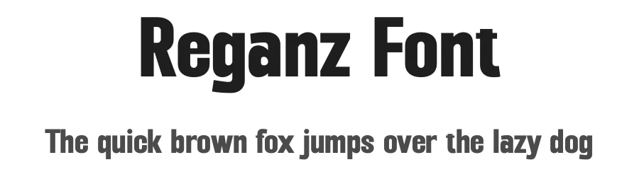 Reganz Font by Almeera Studio — Sans Serif Font