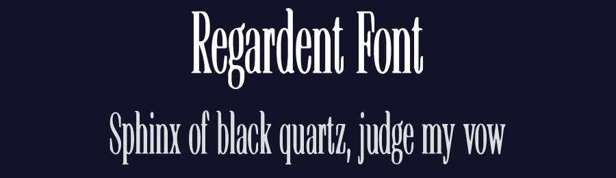 Regardent Font by akbartype — Serif Font — thumbnail 2