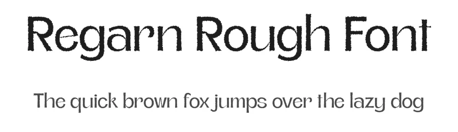 Regarn Rough Font by craftsupplyco — Sans Serif Font