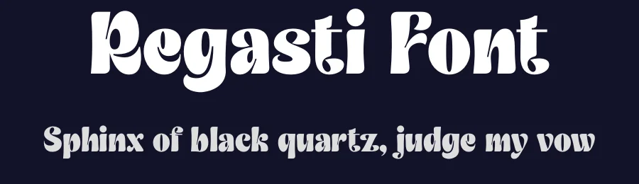 Regasti Font by Rantautype — Display Font — thumbnail 2