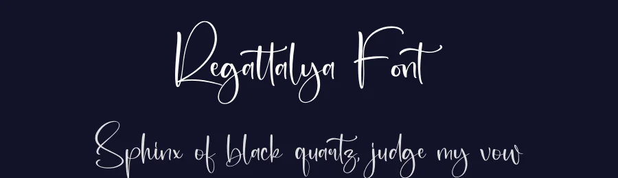 Regattalya Font by perspectype — Script Handwritten Font — thumbnail 2