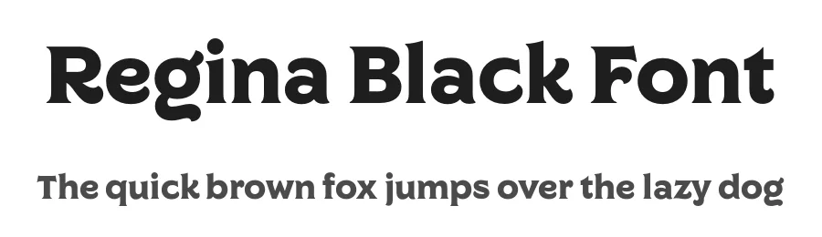 Regina Black Font by Undercase Type โ Serif Font