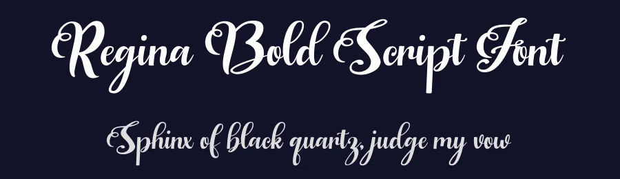 Regina Bold Script Font by yontype — Script Handwritten Font — thumbnail 2