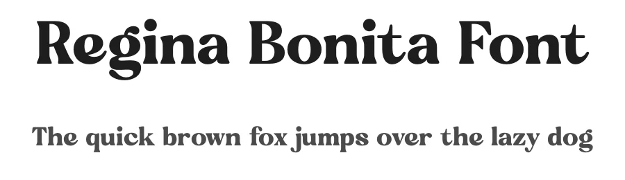 Regina Bonita Font by timelesstype.co — Display Font
