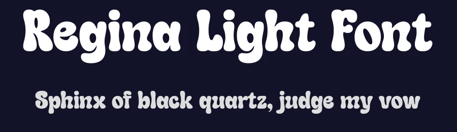 Regina Light Font by Rantautype — Display Font — thumbnail 2