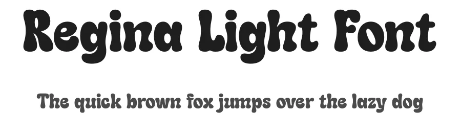 Regina Light Font by Rantautype — Display Font