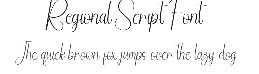 Regional Script Font by andikastudio — Script Handwritten Font