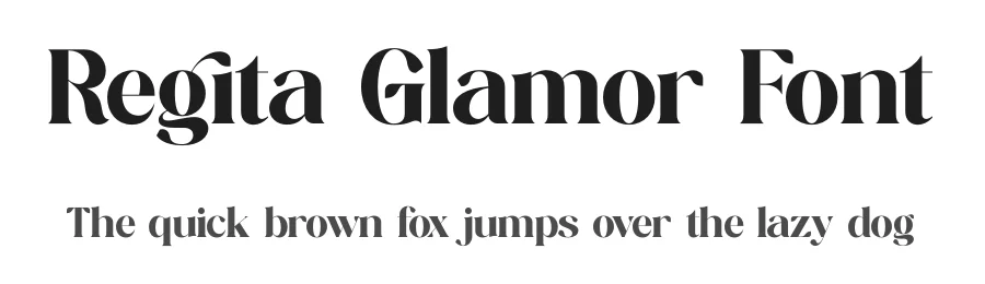 Regita Glamor Font by timelesstype.co — Display Font