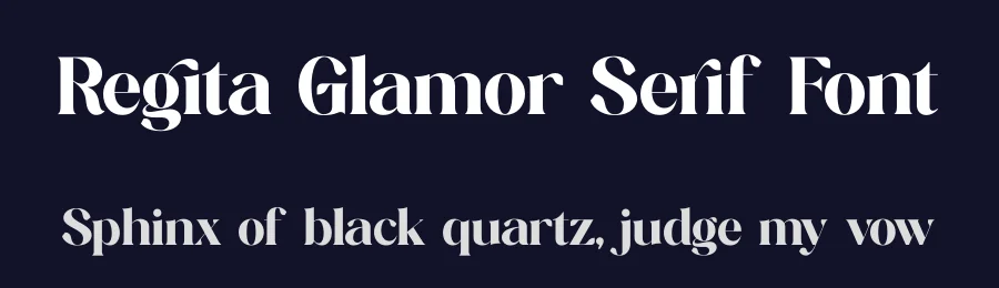 Regita Glamor Serif Font by timelesstype.co — Serif Font — thumbnail 2