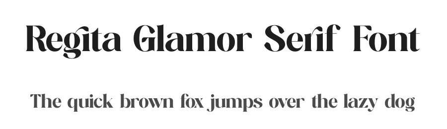 Regita Glamor Serif Font by timelesstype.co — Serif Font