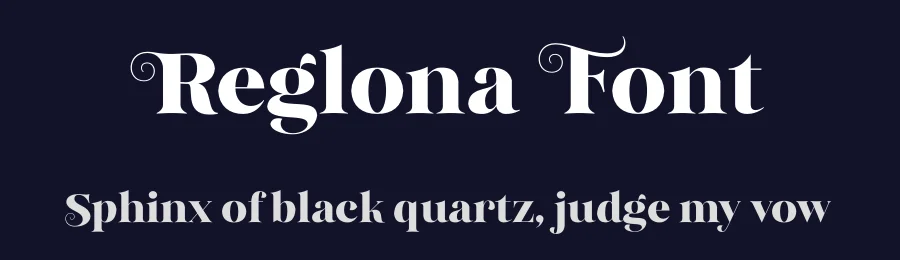 Reglona Font by iqbal habibi — Serif Font — thumbnail 2