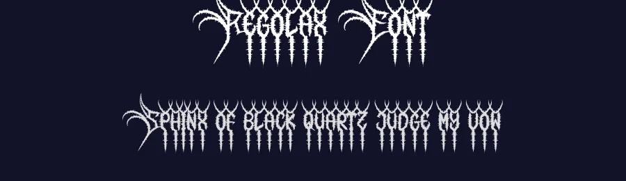 Regolax Font by Denustudios — Blackletter Font — thumbnail 2