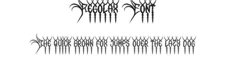 Regolax Font by Denustudios — Blackletter Font