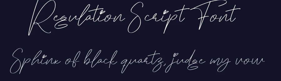 Regulation Script Font by creativeletter — Script Handwritten Font — thumbnail 2