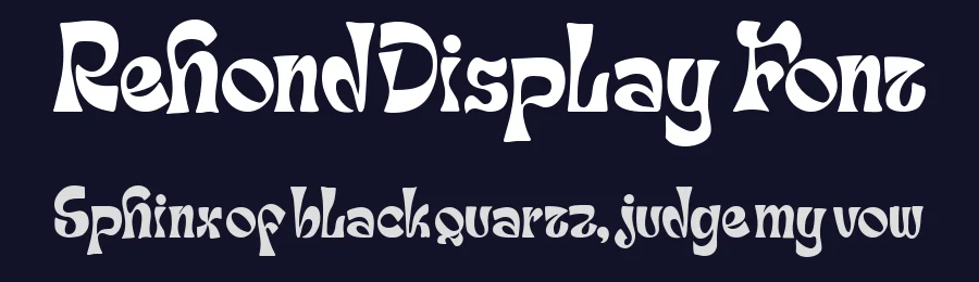 Rehond Display Font by Authentic Studio — Display Font — thumbnail 2