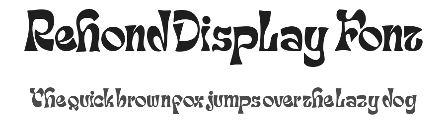 Rehond Display Font by Authentic Studio — Display Font