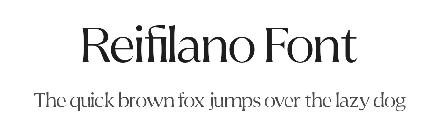 Reifilano Font by Propertype — Serif Font
