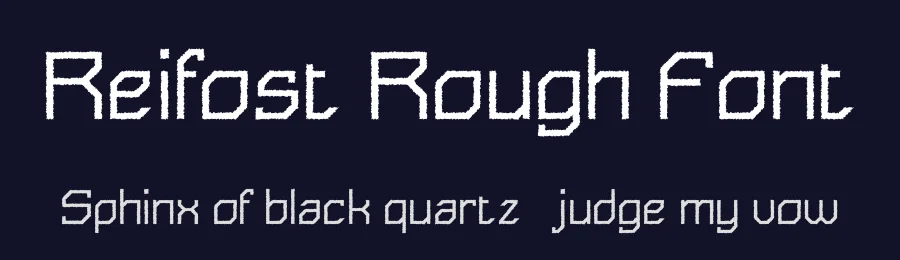 Reifost Rough Font by craftsupplyco — Display Font — thumbnail 2