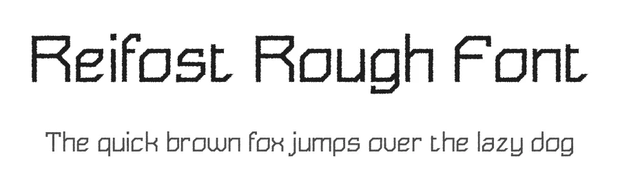 Reifost Rough Font by craftsupplyco — Display Font