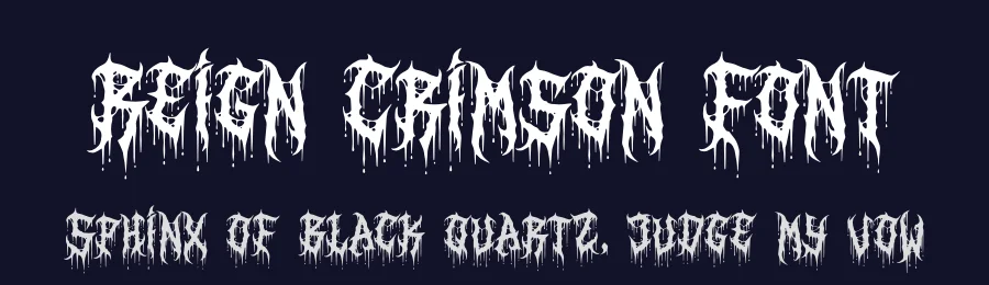 Reign Crimson Font by Denustudios — Blackletter Font — thumbnail 2