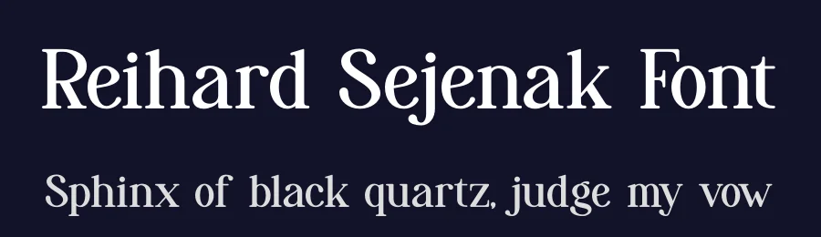 Reihard Sejenak Font by Denustudios — Serif Font — thumbnail 2