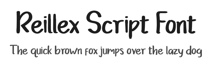 Reillex Script Font by twinletter — Sans Serif Font