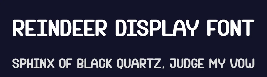 Reindeer Display Font by andikastudio — Display Font — thumbnail 2