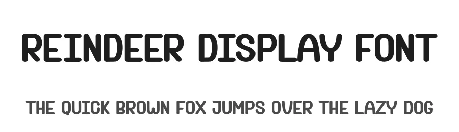 Reindeer Display Font by andikastudio — Display Font