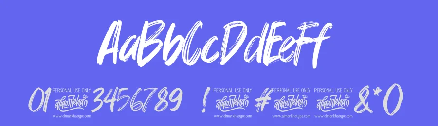 Reissue – Rough Brush Font by Almarkha Type — Script Handwritten Font — thumbnail 3