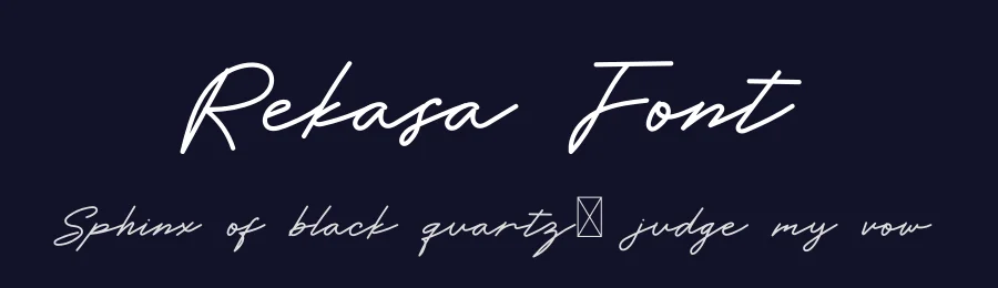 Rekasa Font by didiksaputra — Script Handwritten Font — thumbnail 2
