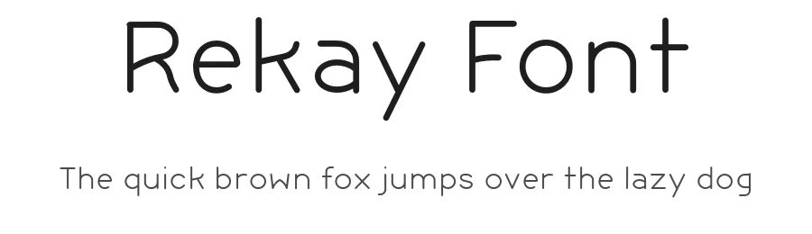 Rekay Font by twinletter — Sans Serif Font