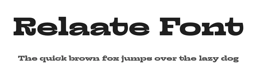 Relaate Font by Alex Slobzheninov — Serif Font