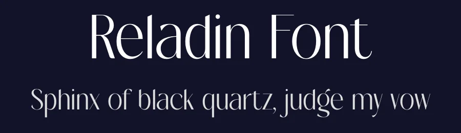 Reladin Font by Rantautype — Sans Serif Font — thumbnail 2