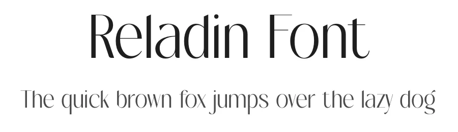 Reladin Font by Rantautype — Sans Serif Font