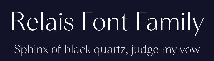 Relais Font Family by Olivia Wood — Sans Serif Font — thumbnail 2
