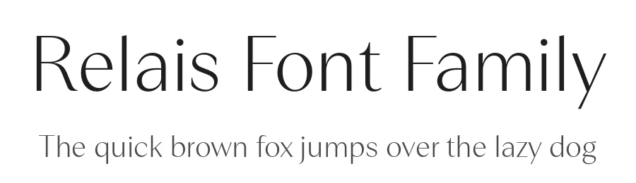 Relais Font Family by Olivia Wood — Sans Serif Font