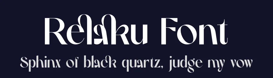 Relaku Font by zaain type — Decorative Font — thumbnail 2